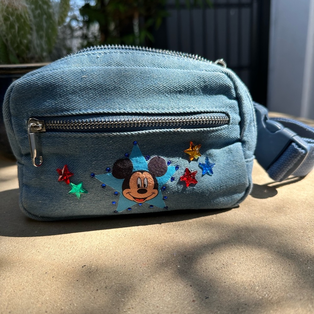 Disney Mickey Mouse Blue Belt Bag